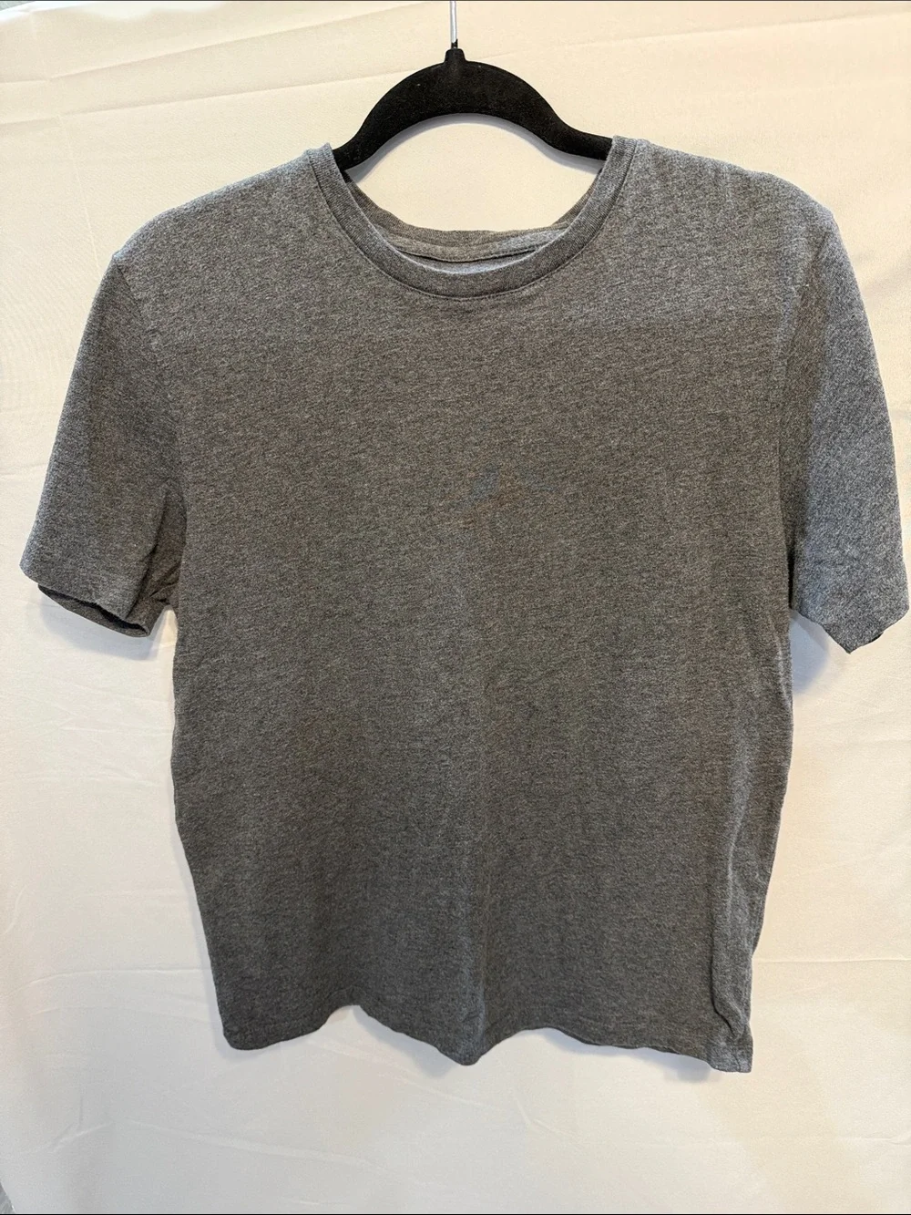 Banana Republic Men's Gray Cotton Classic Crewneck T-Shirt